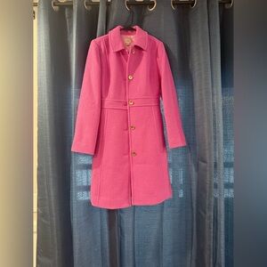 NWT J. Crew Dusty Bloom Pink Coat Jacket